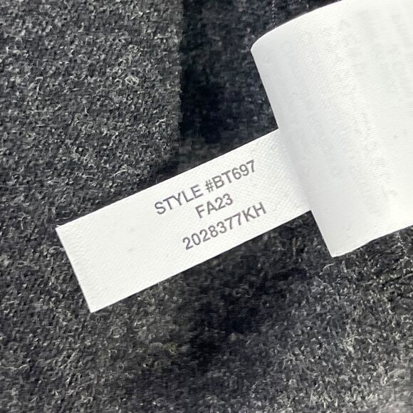 J.Crew Wool-Blend Shirt-Jacket Charcoal Grey Size XS - Picture 6 of 7